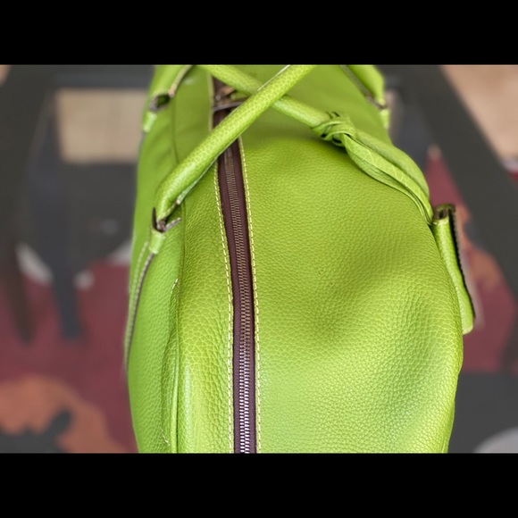 RARE Carolina Herrera weekender full grain leather - Picture 5 of 15